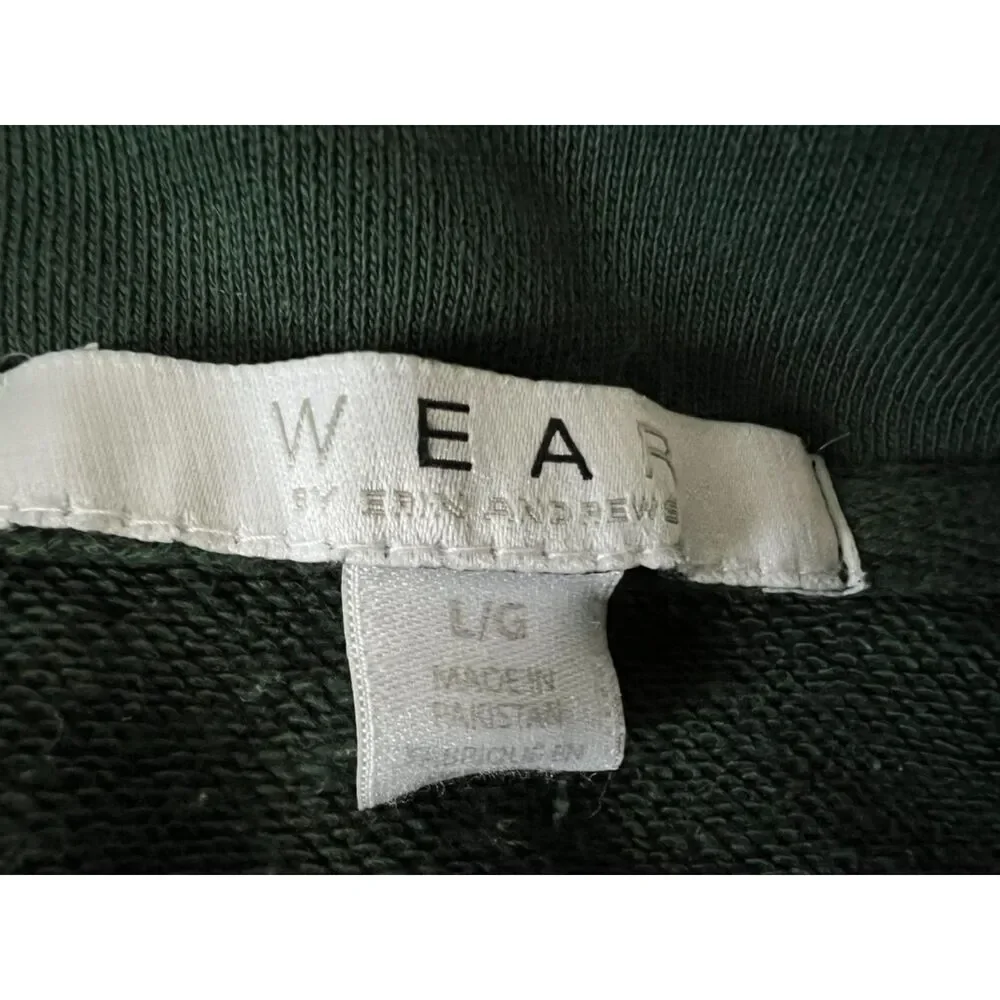 Wear by Erin Andrews Michigan State cropped cotton-blend jacket. Size L.